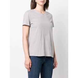 James Perse Women's Vintage Little Boy Soft Cotton Tee T-Shirt in Light Grey
